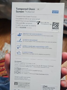 Tempered Glass Screen Protector - Clear (2-Pack) I Phone 12 And 12 Pro